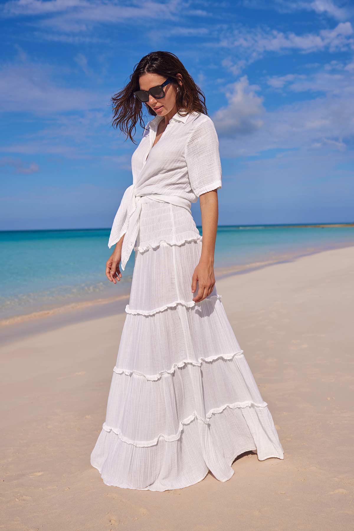 Reef Convertible Skirt White Bliss Gauze
