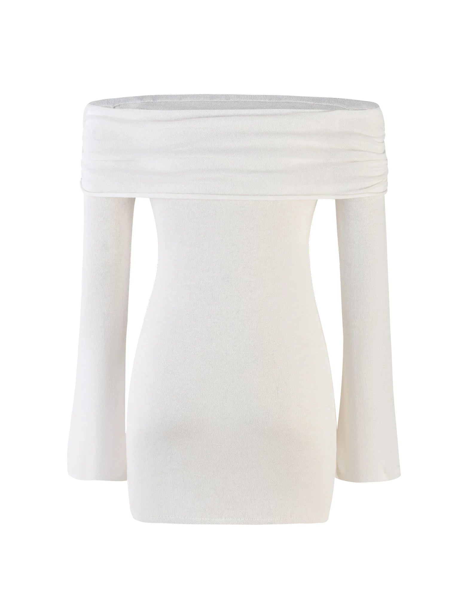 DIEDRE JUMPER DRESS WHITE CREAM