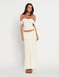 DENALI MAXI SKIRT NEUTRAL BONE