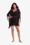 Breeze Poncho Black