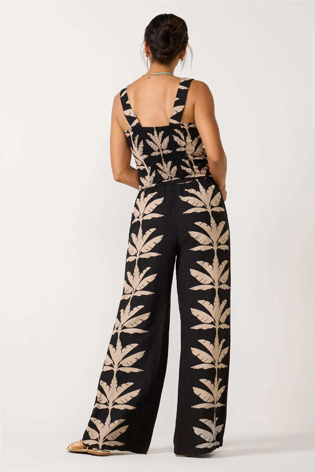 Dani Wide Leg Linen Pant