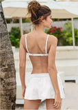 Push Up Bikini Top Pearl White