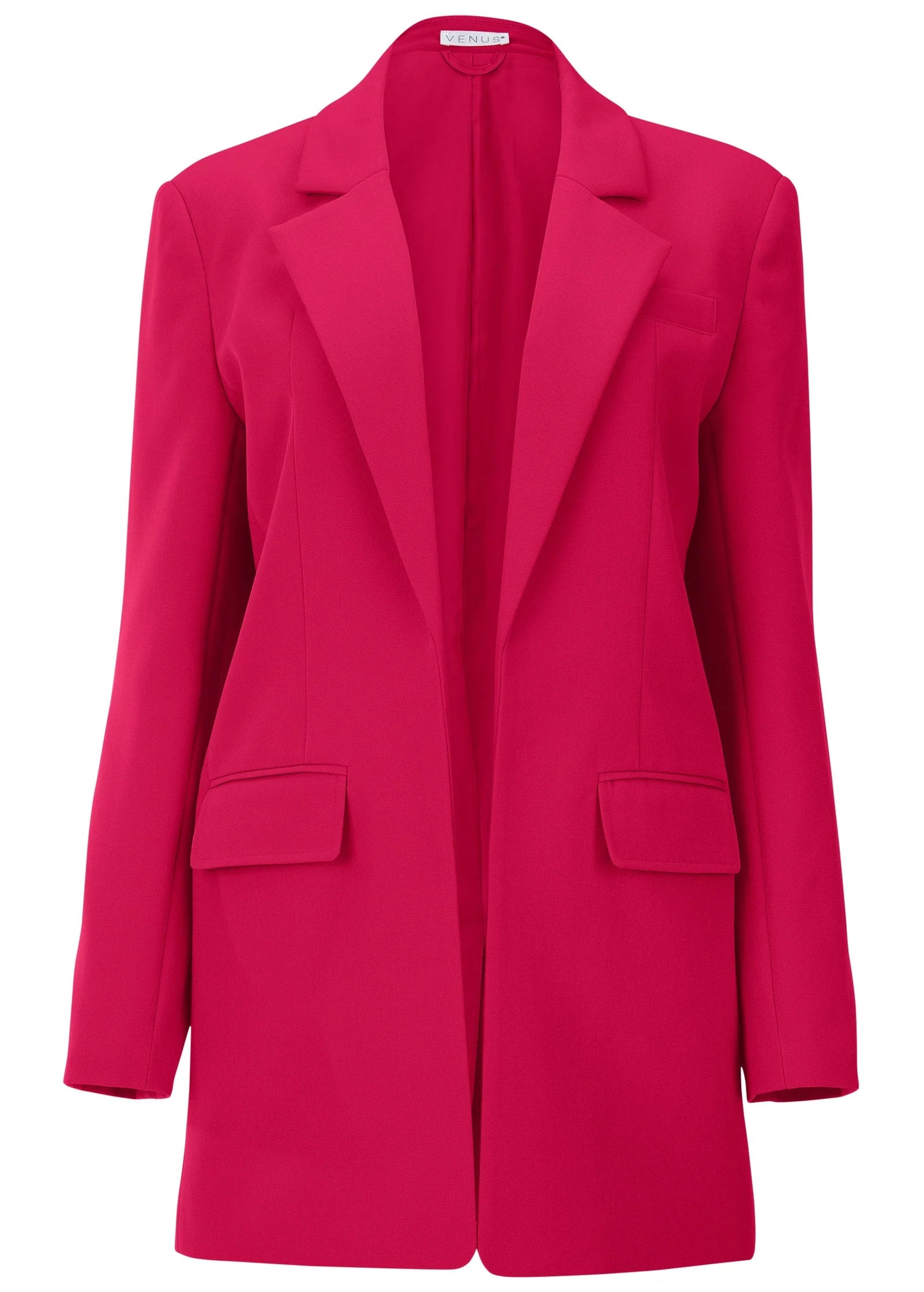 Oversized Blazer Dark Pink