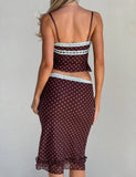 AMARA MIDI SKIRT POLKA DOT