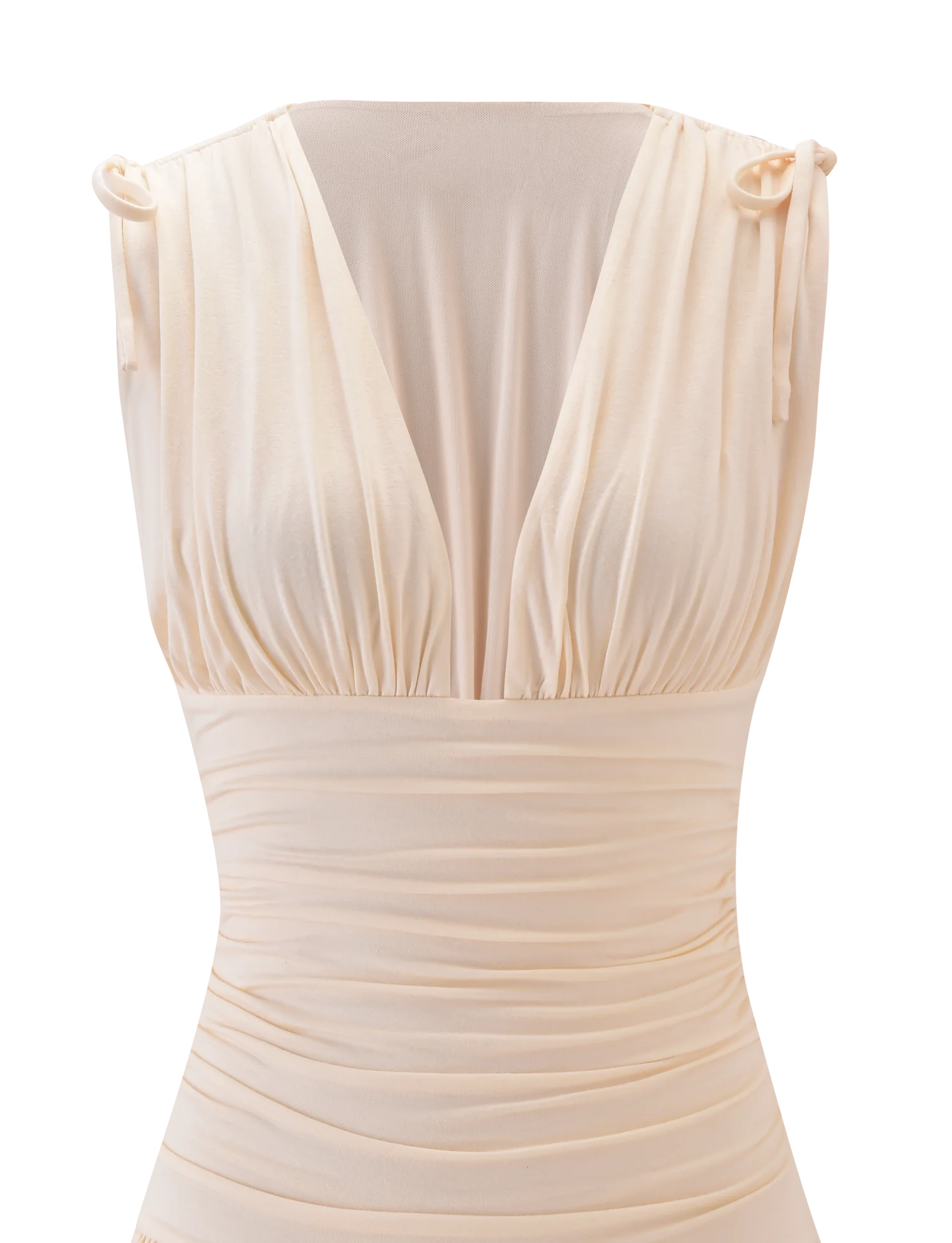 HALONA MINI DRESS CREAM