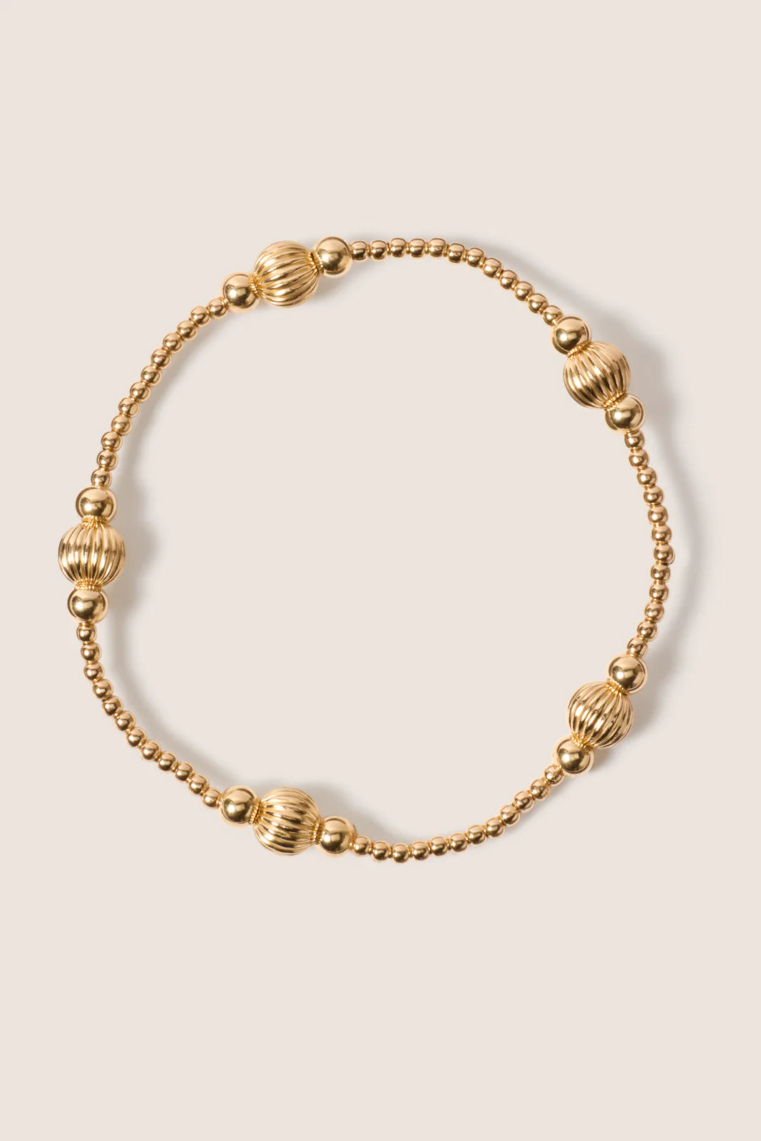 Purpose Dignity 6mm Bead Bracelet Gold