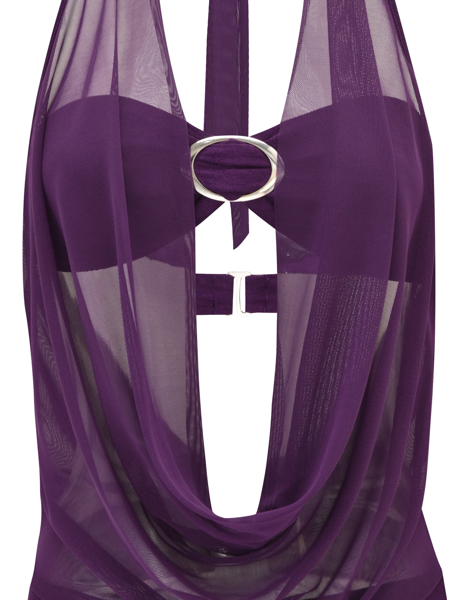 MAKENA TWO PIECE TOP PURPLE