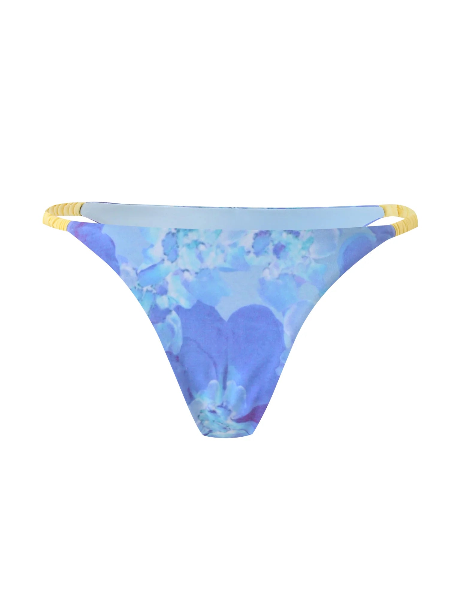 EMBERLAIN BIKINI BOTTOM BLUE MACRO FLORAL