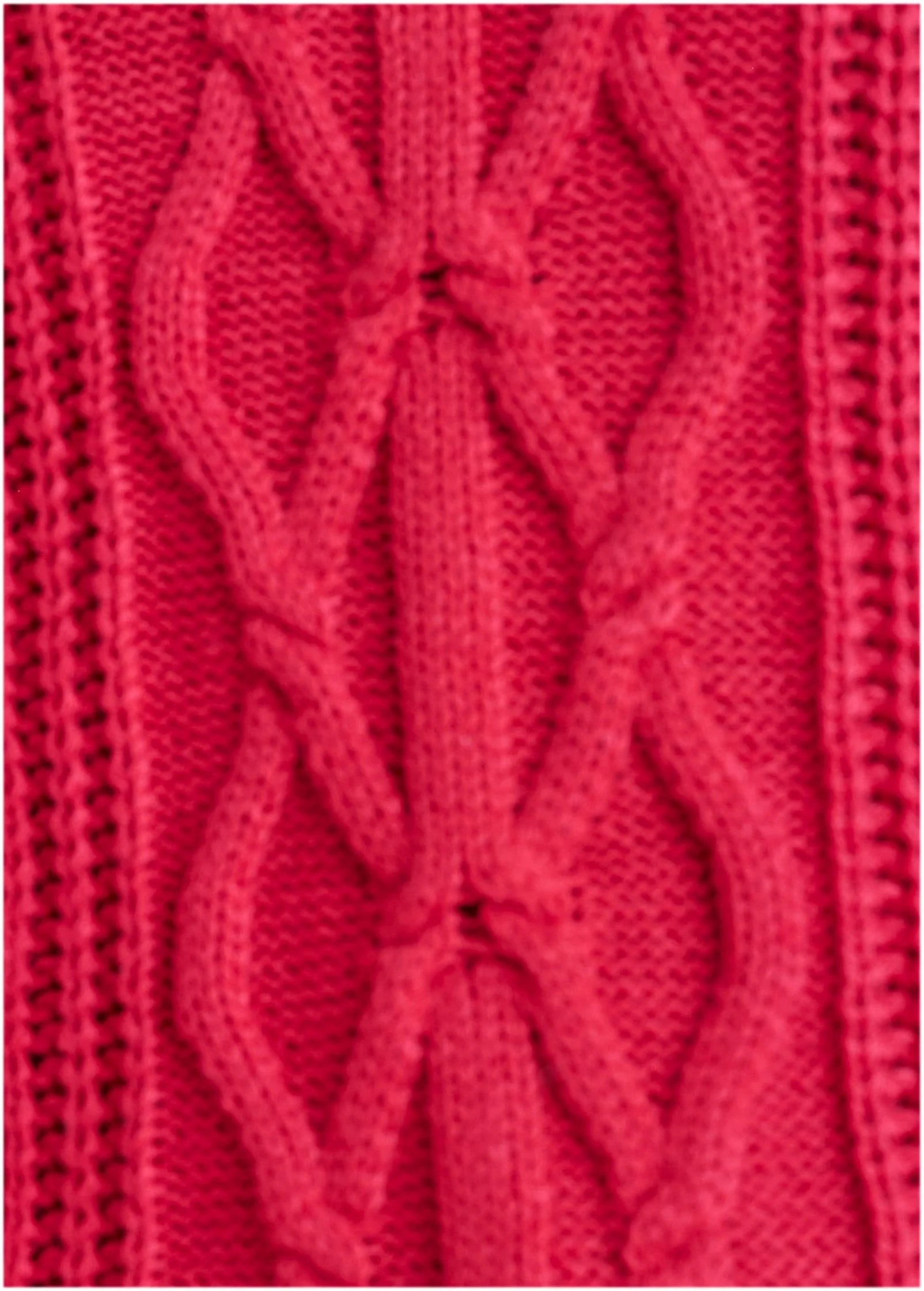 Cable Knit Sweater Barberry