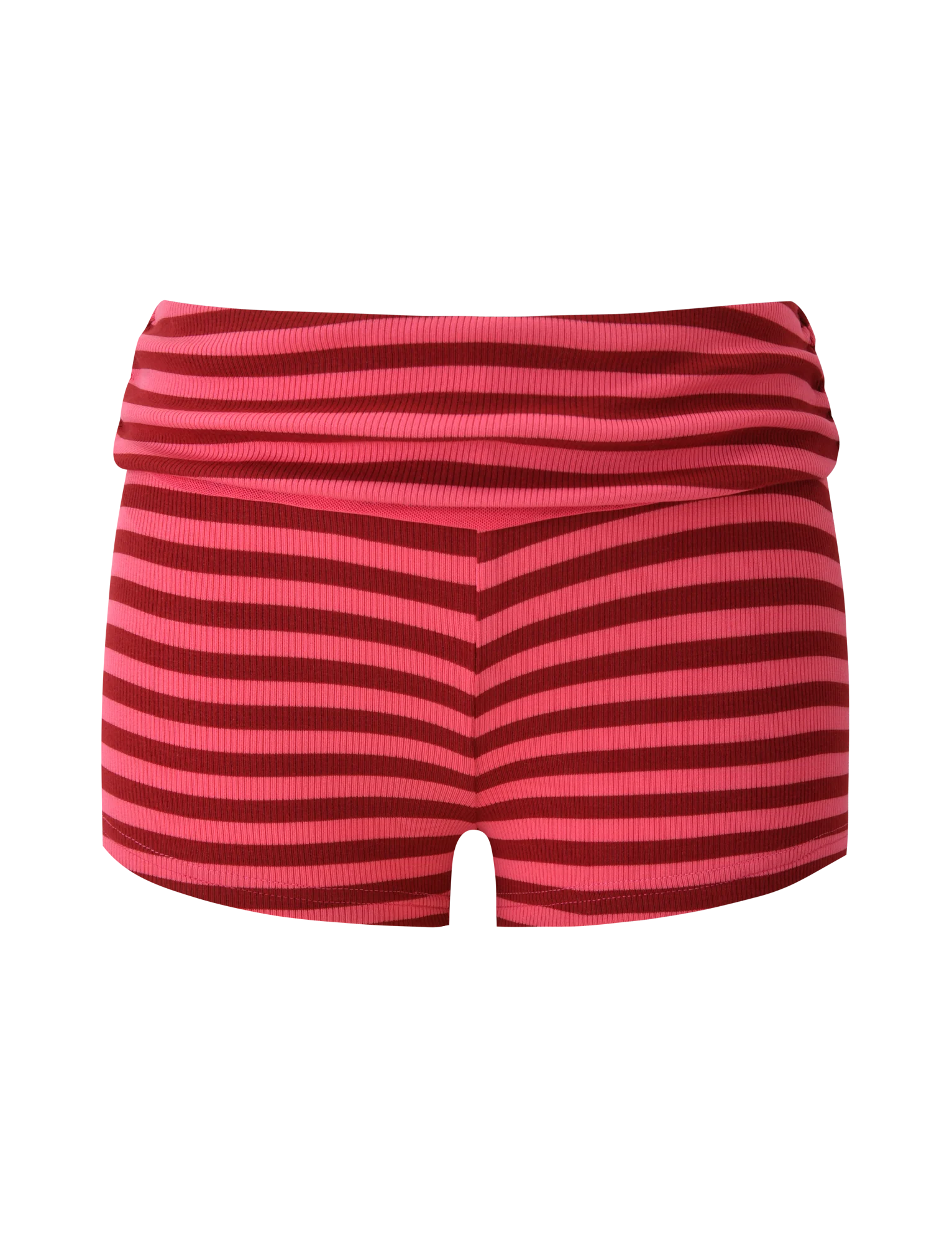 CERYS RIB SHORT PINK RED STRIPE