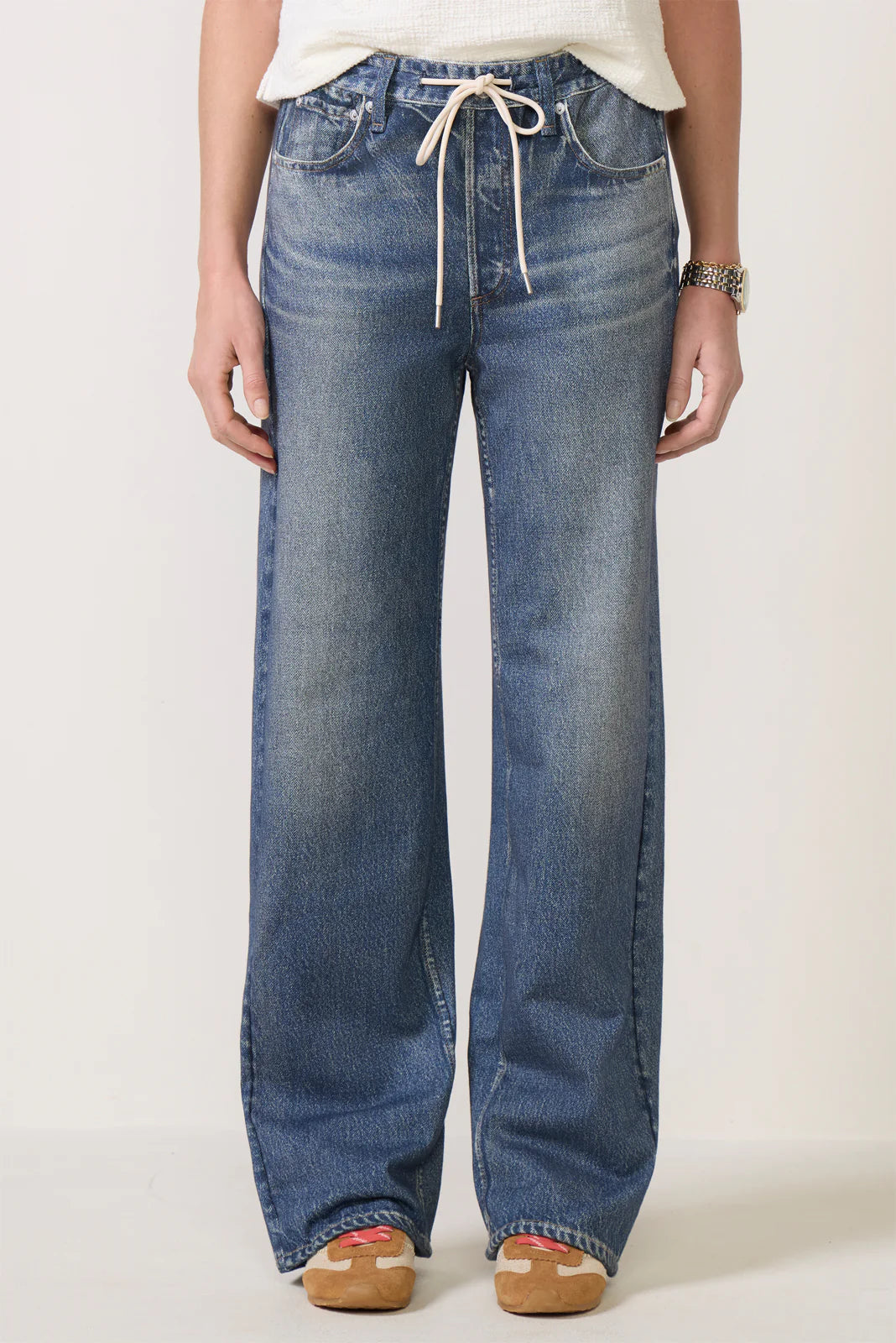Miramar Terry Drawcord Wide Leg Pant