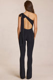 Modal One Shoulder Jumpsuit in Black
