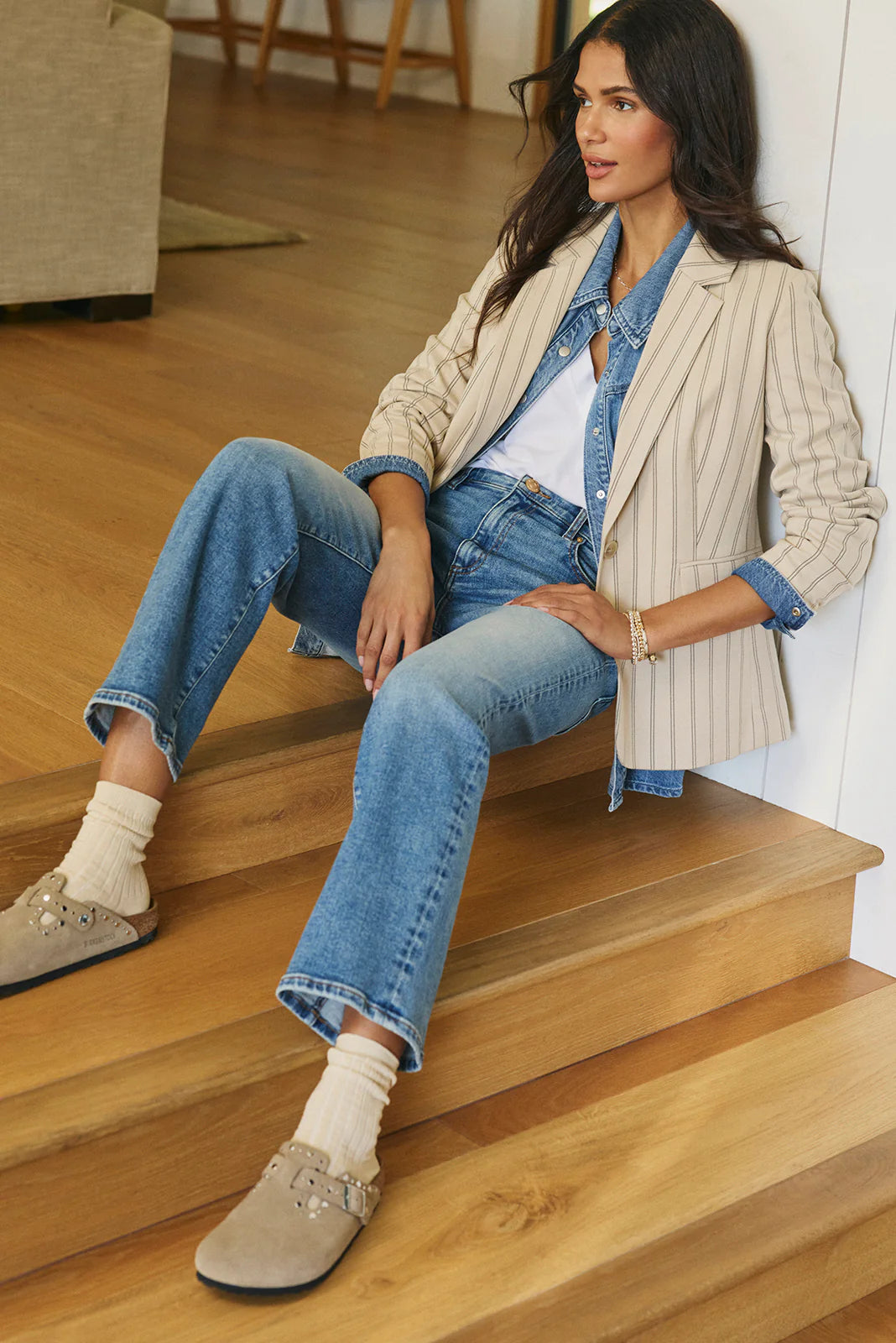 Rory Multi Stripe Blazer