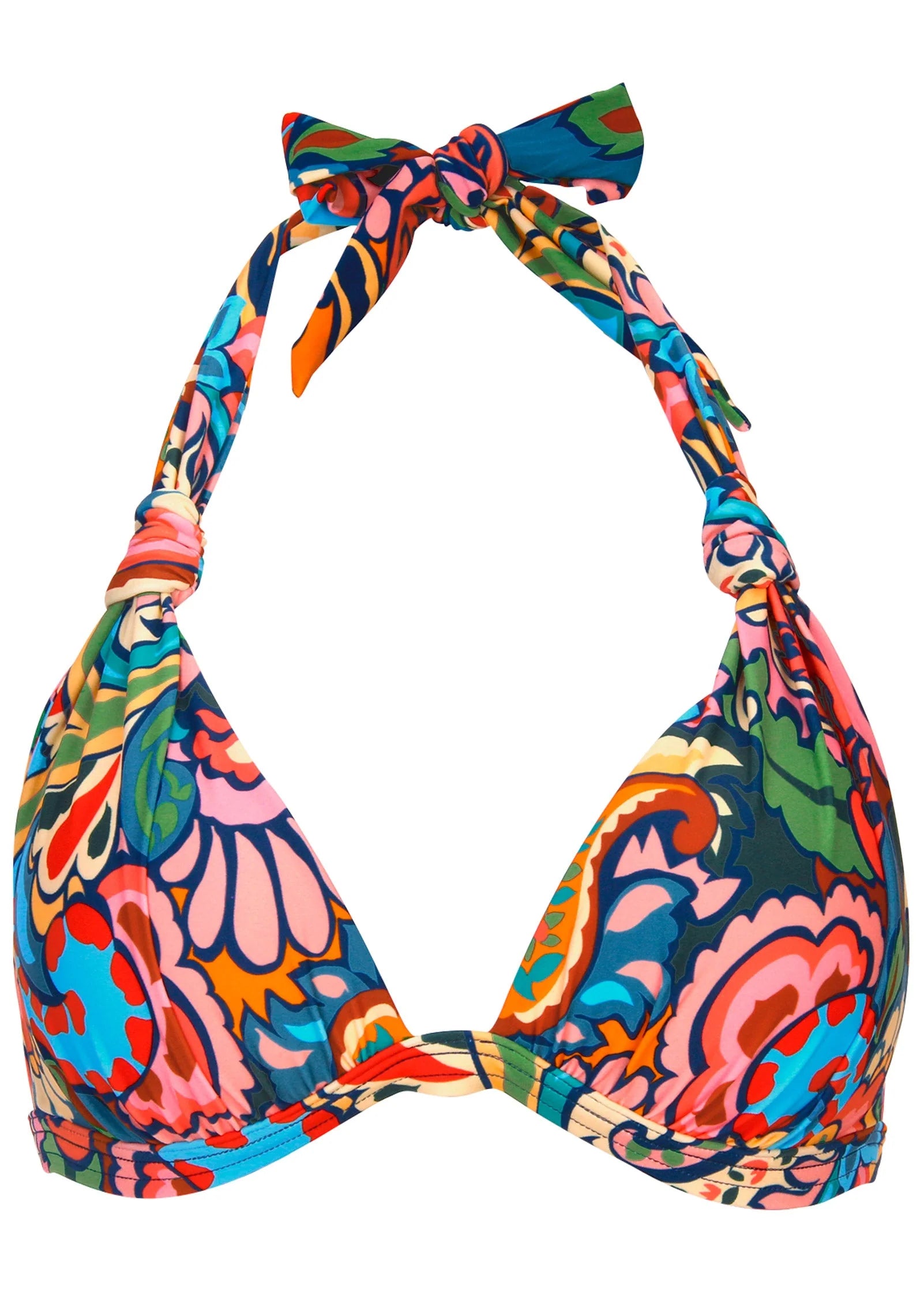 Goddess Push Up Bikini Top Fiesta Paisley