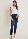 Slim Leg Jeans Dark Wash