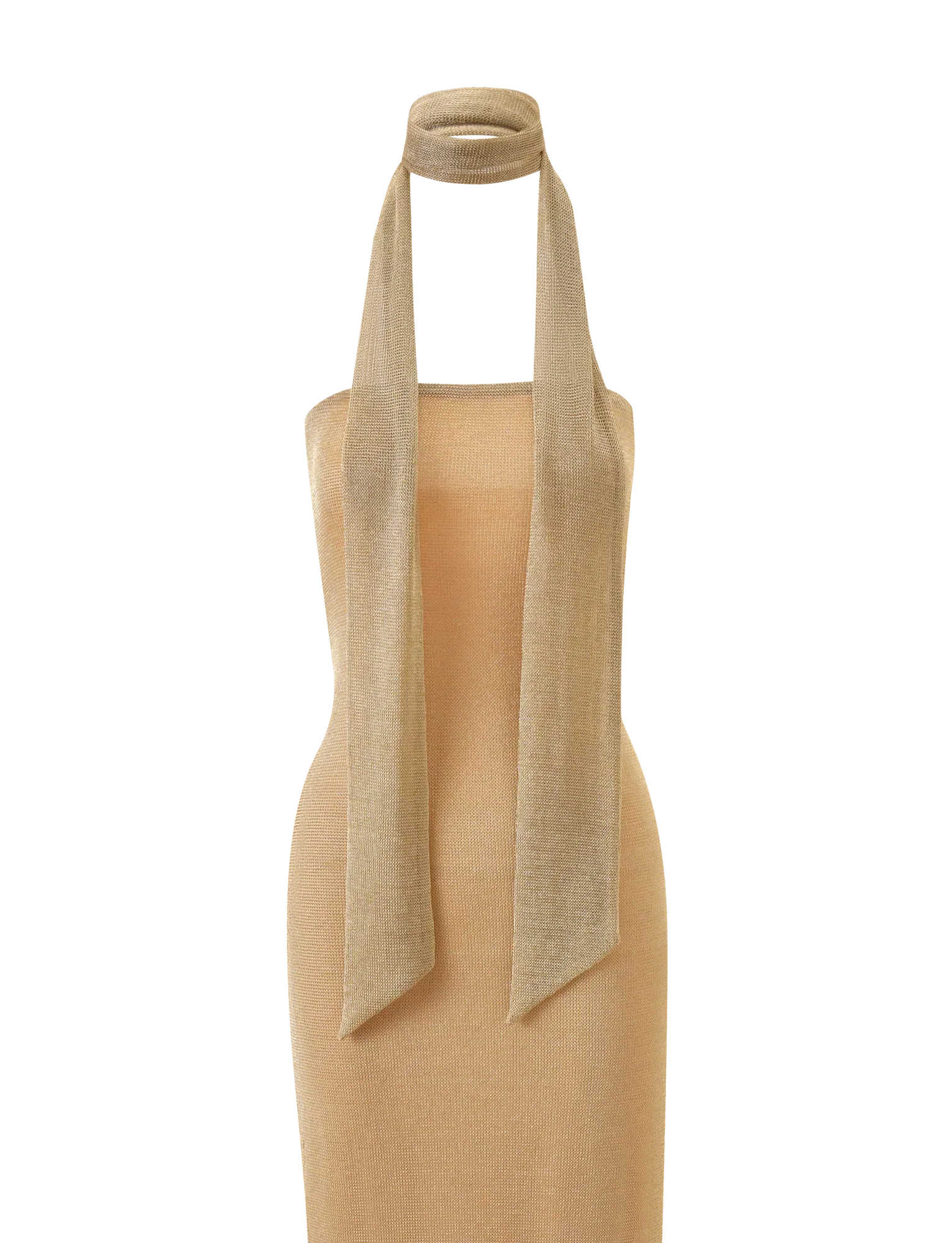 DANIELA SCARF DRESS 20 GOLD