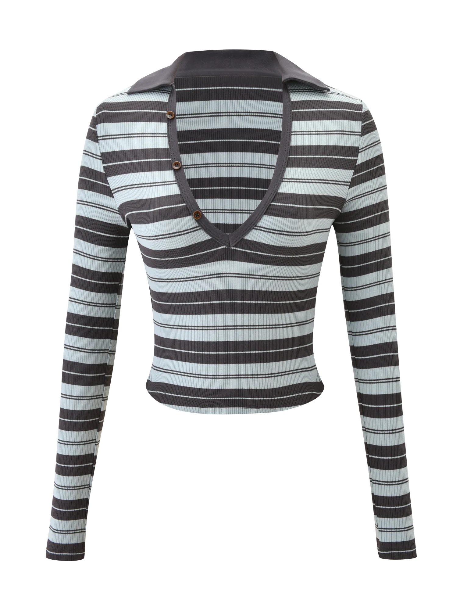 KAYDIN LONG SLEEVE TOP BLUE STRIPE
