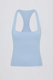 Soft Active Racerback Tank Top in Sky