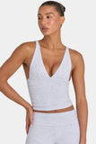 ButterCloud Tank Top in Grey Marl