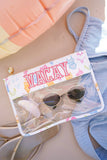 KenzKustomz Bikinis Clear Pouch Vacay
