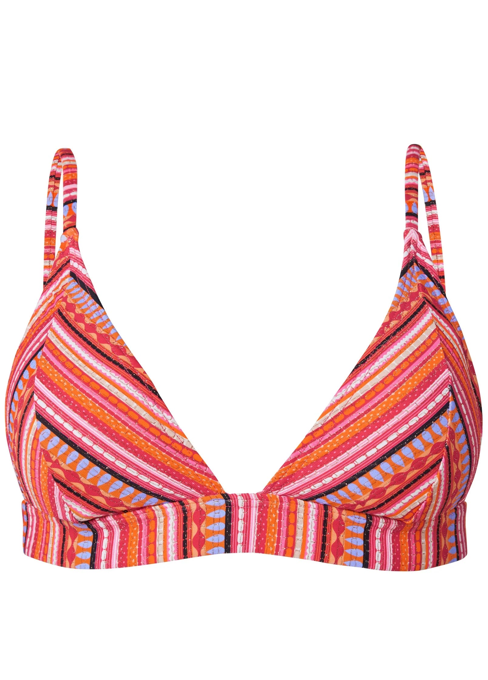 Banded Triangle Top Sunrise Stripes