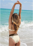 Colorblock Underwire Top Pristine Chicory