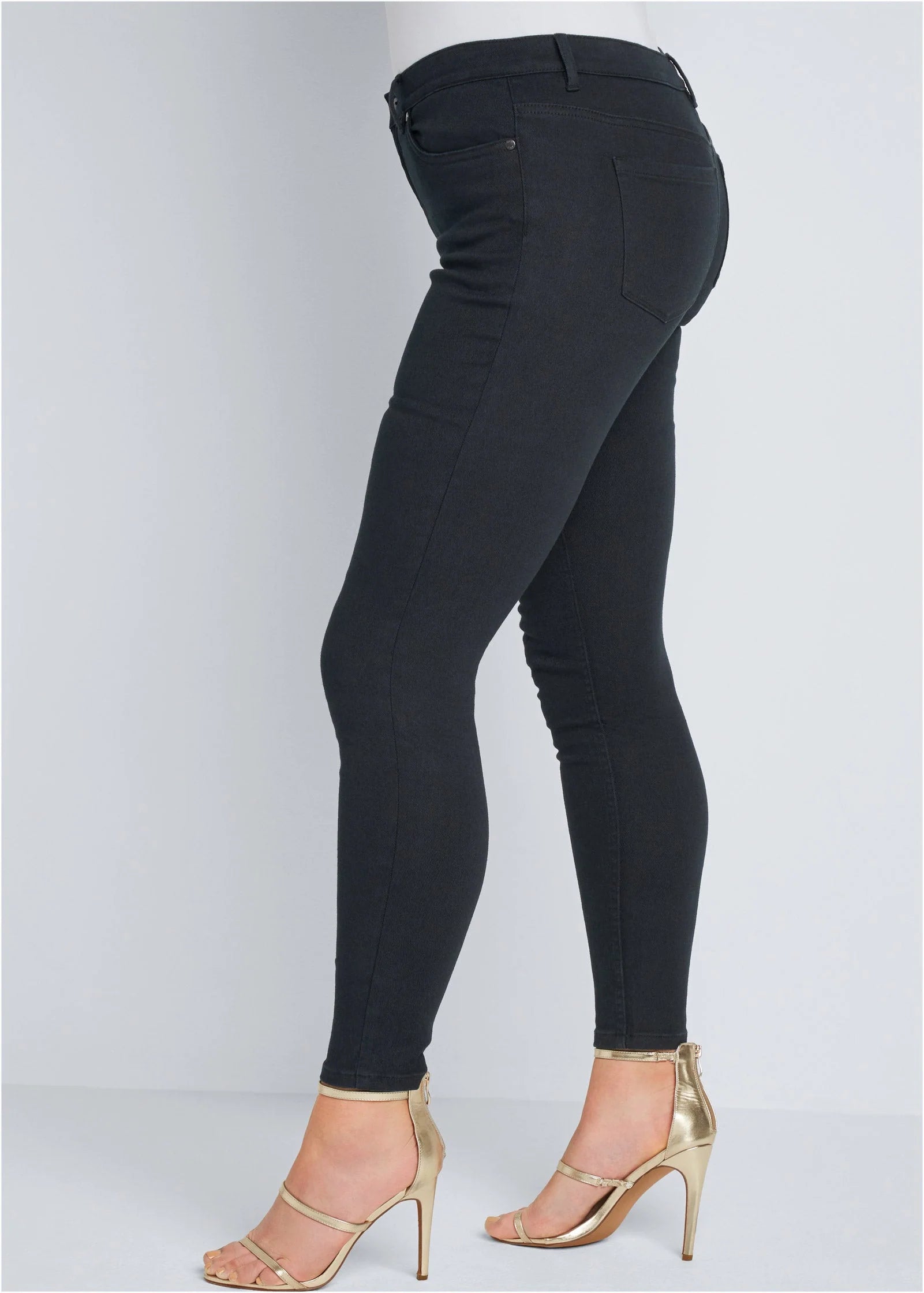 Heidi Skinny Jeans Black Denim