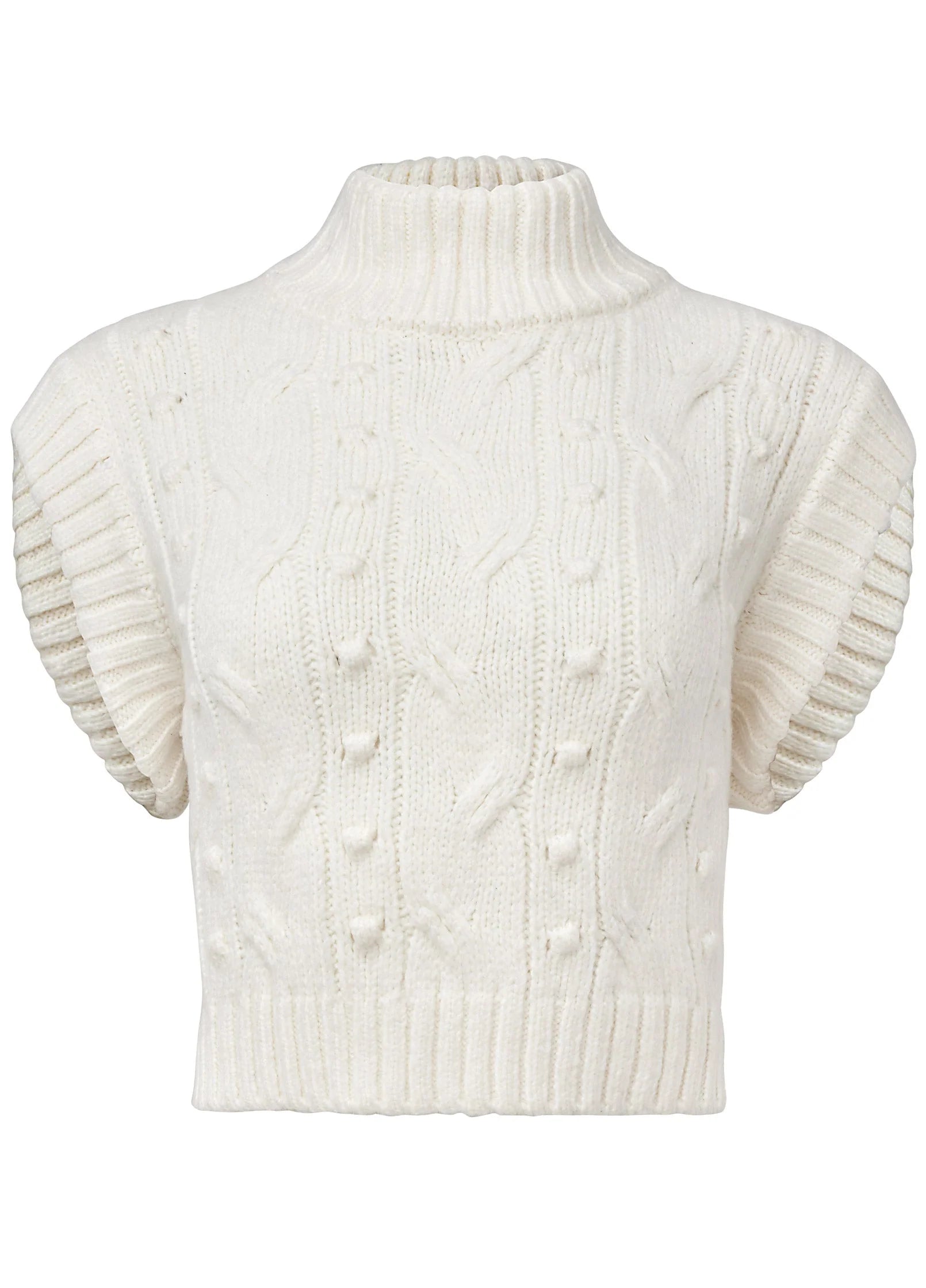 Cable Knit Sweater Cloud Dancer