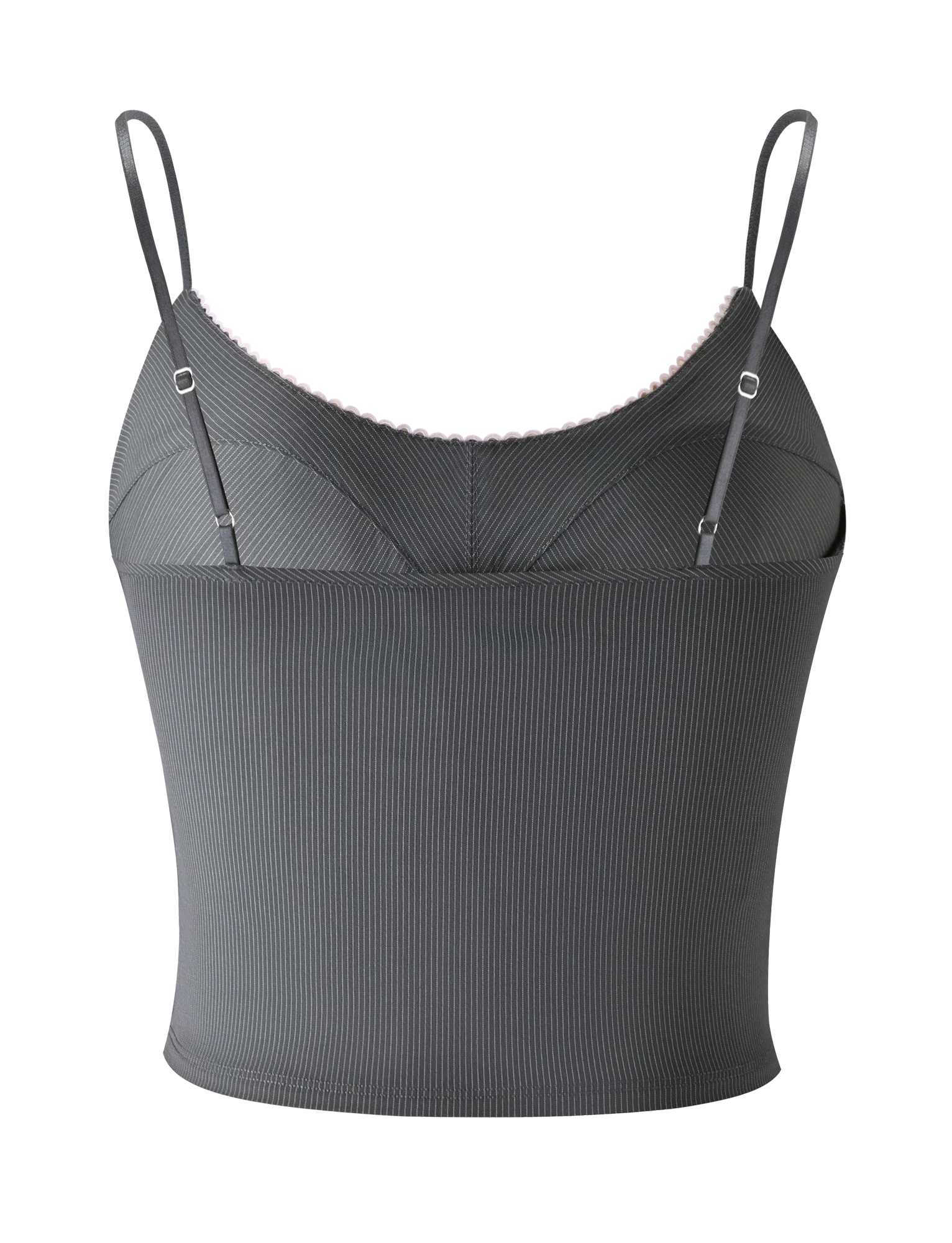 EMORY TOP GREY PINSTRIPE