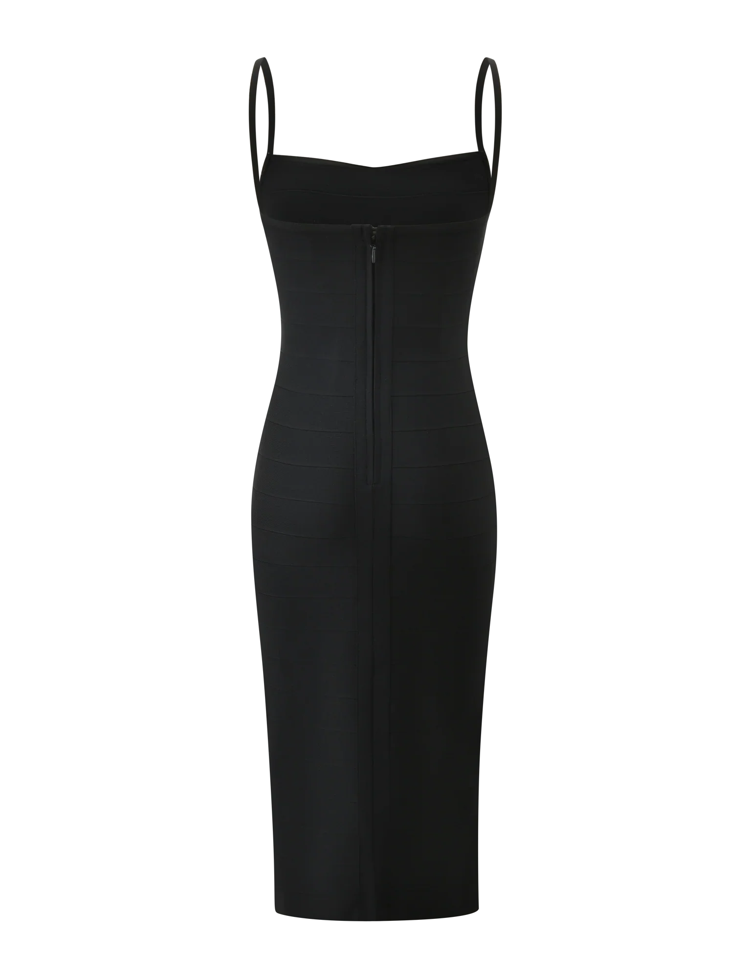 MIDORI MIDI BANDAGE DRESS BLACK