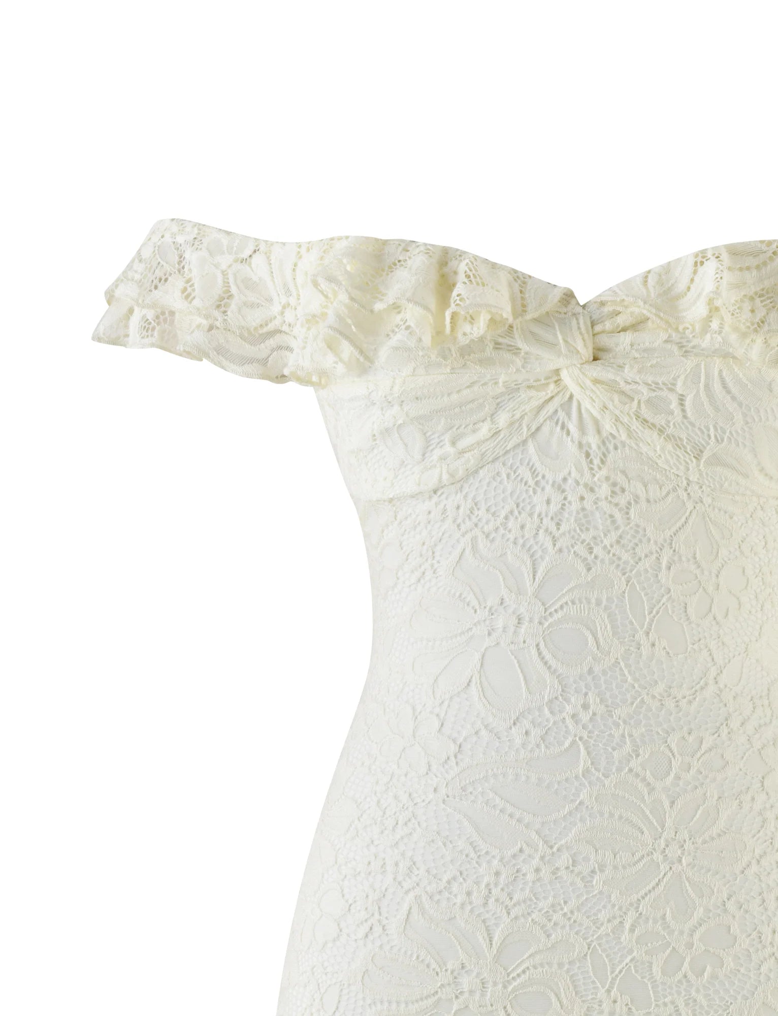 DENALI LACE MINI DRESS CREAM LACE
