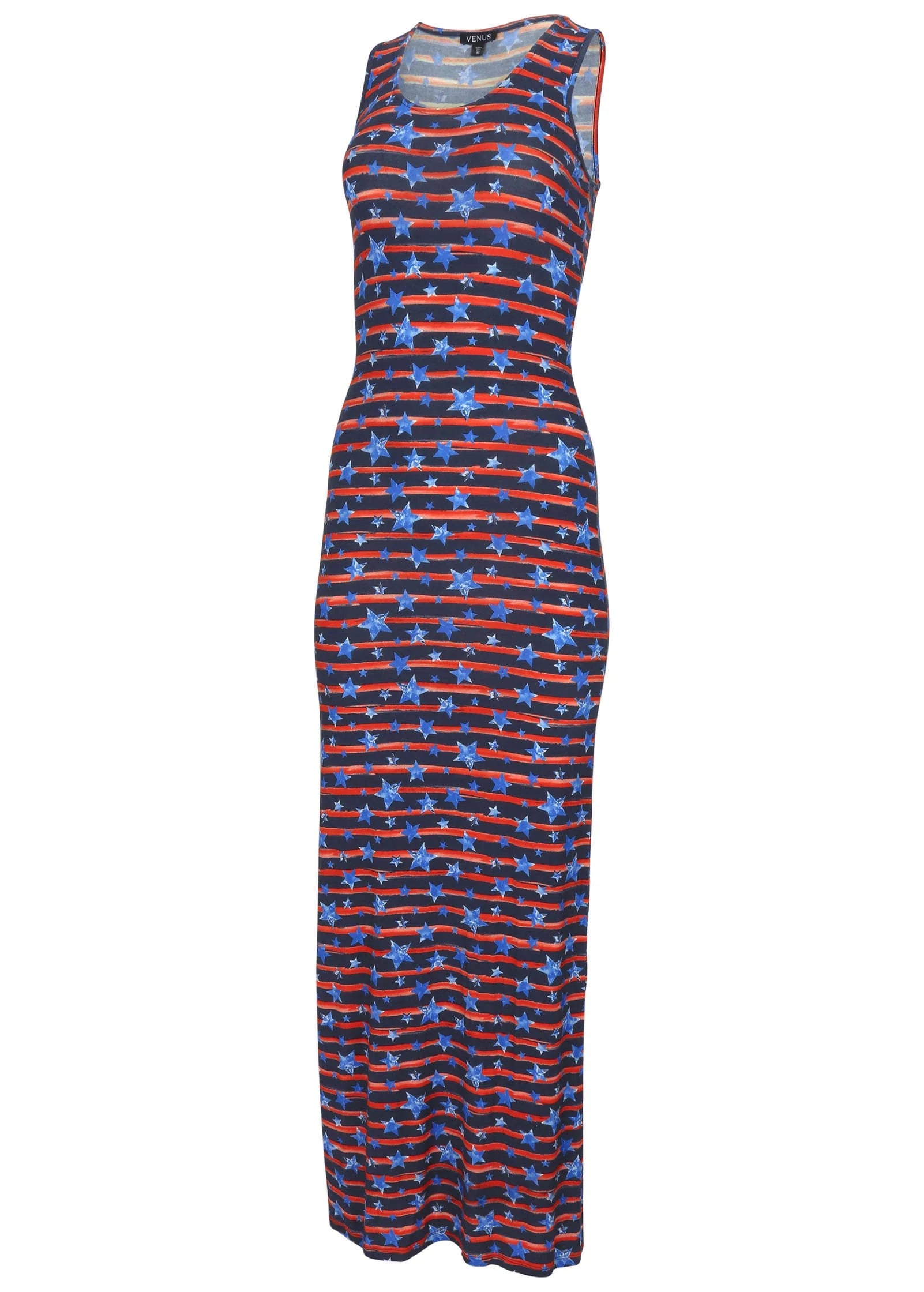 Tank Maxi Dress Dark Gettysburg Gouache