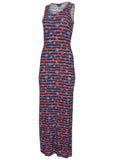 Tank Maxi Dress Dark Gettysburg Gouache