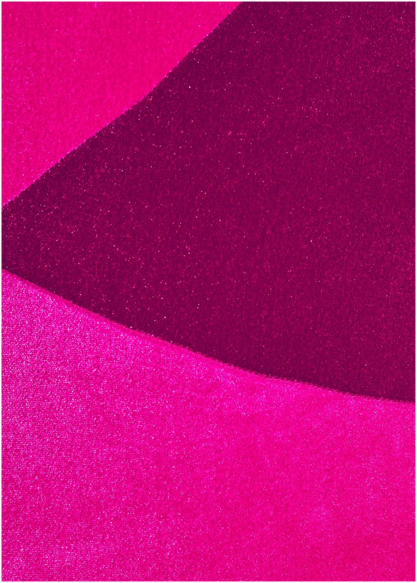 Velvet One Shoulder One Piece Pink Crush