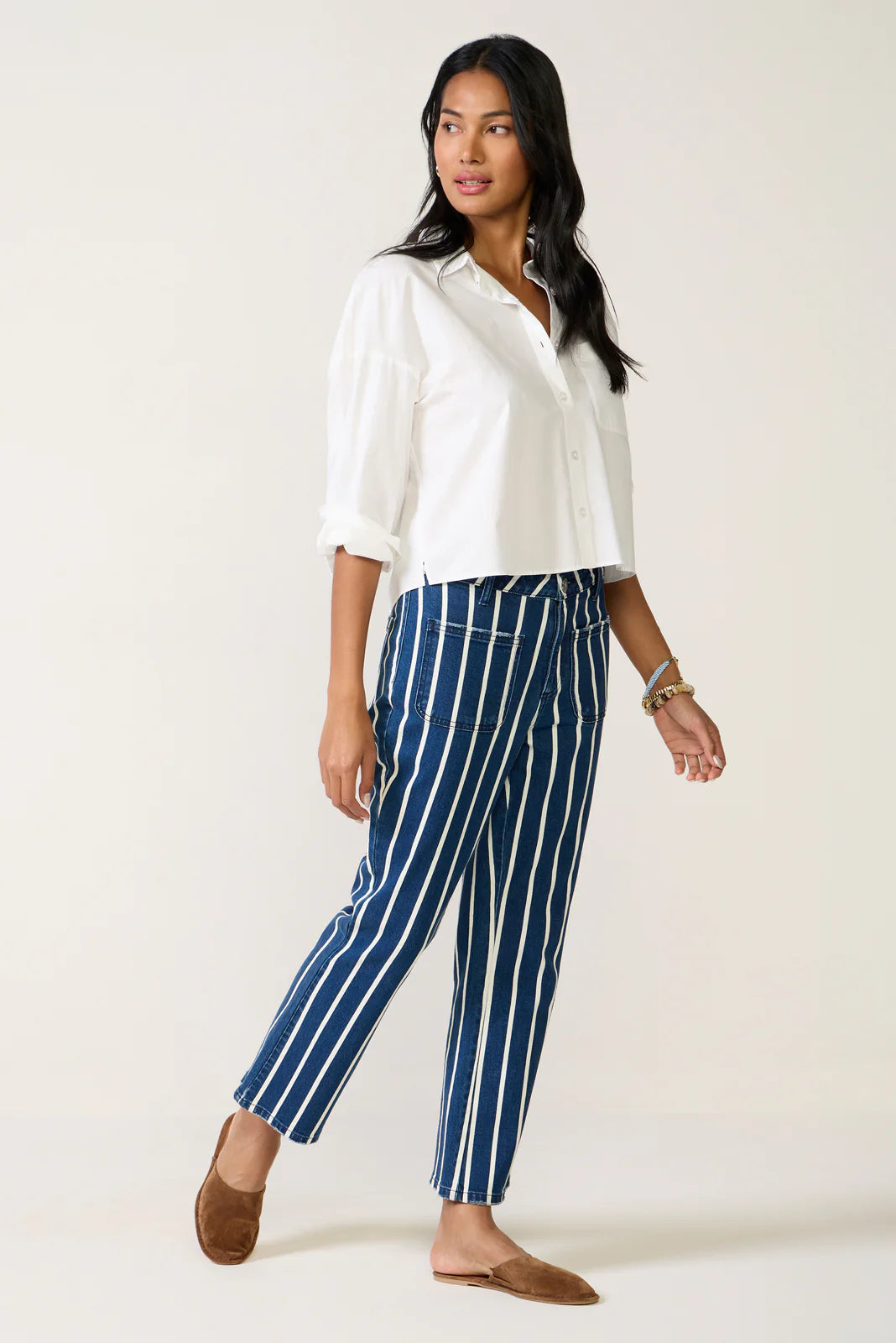 Aiden Crop Shirt