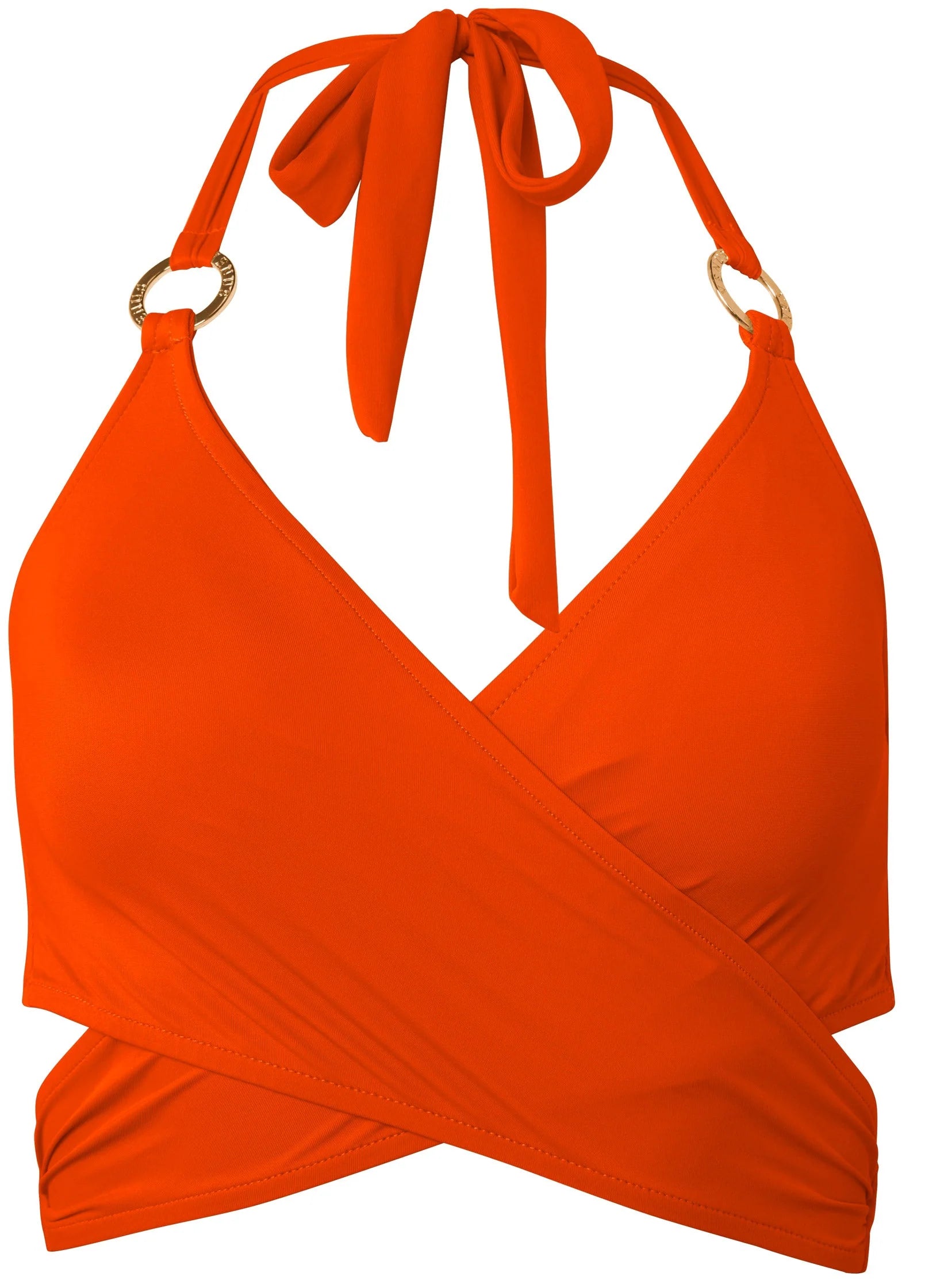 Laguna Wrap Underwire Top Burnt Orange