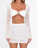 MACAULEY TOP CREAM CROCHET