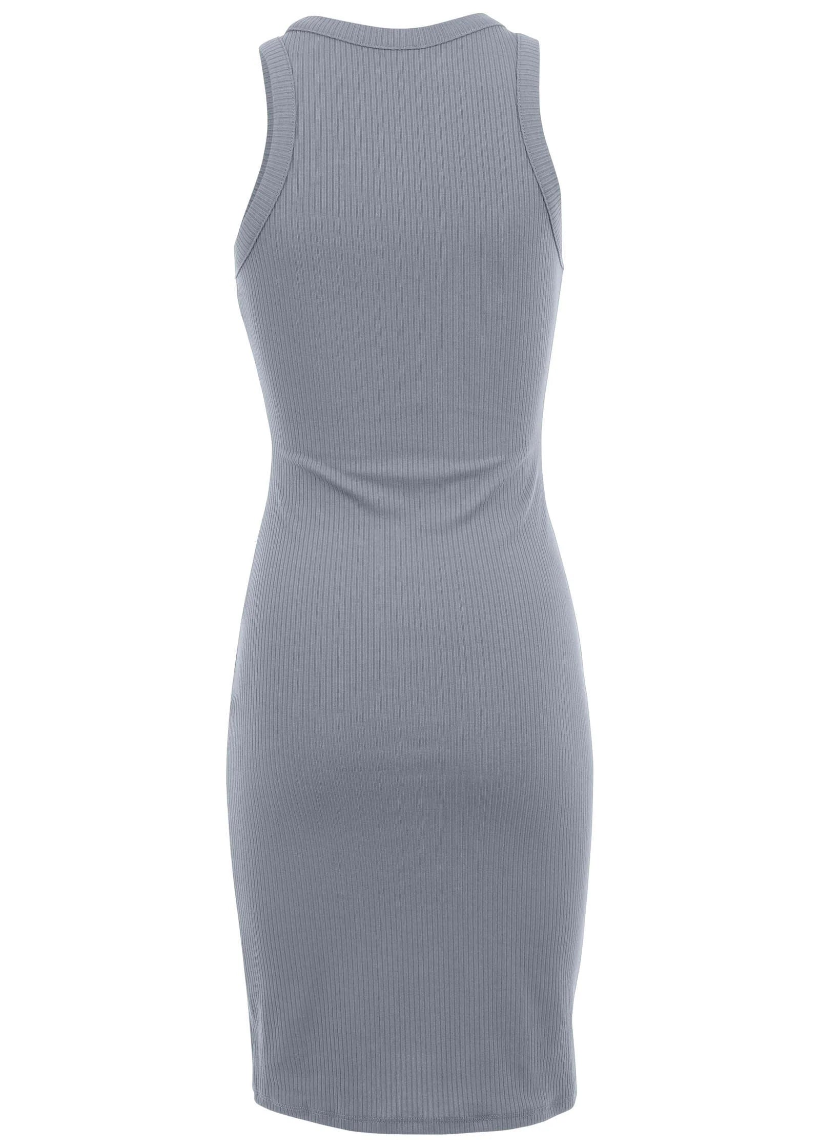 Flexrib Mini Dress Seafog