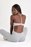 Soft Active Sports Bra in Grey Marl