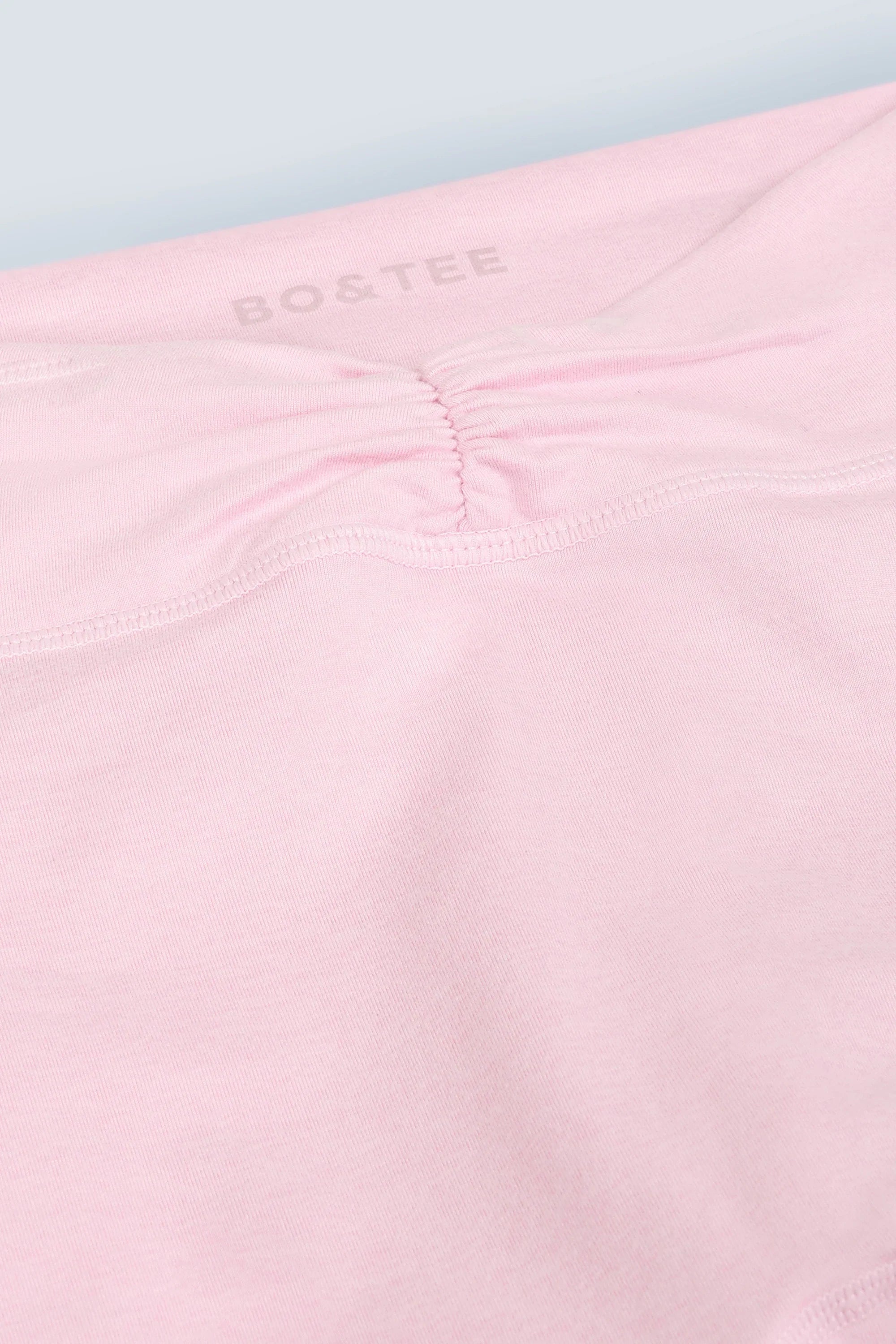 Brushed Jersey Ruched Flared Trousers in Bloom