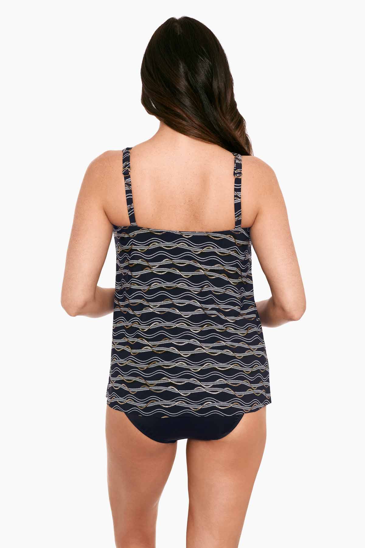 Mirage Tankini Top in Linked In