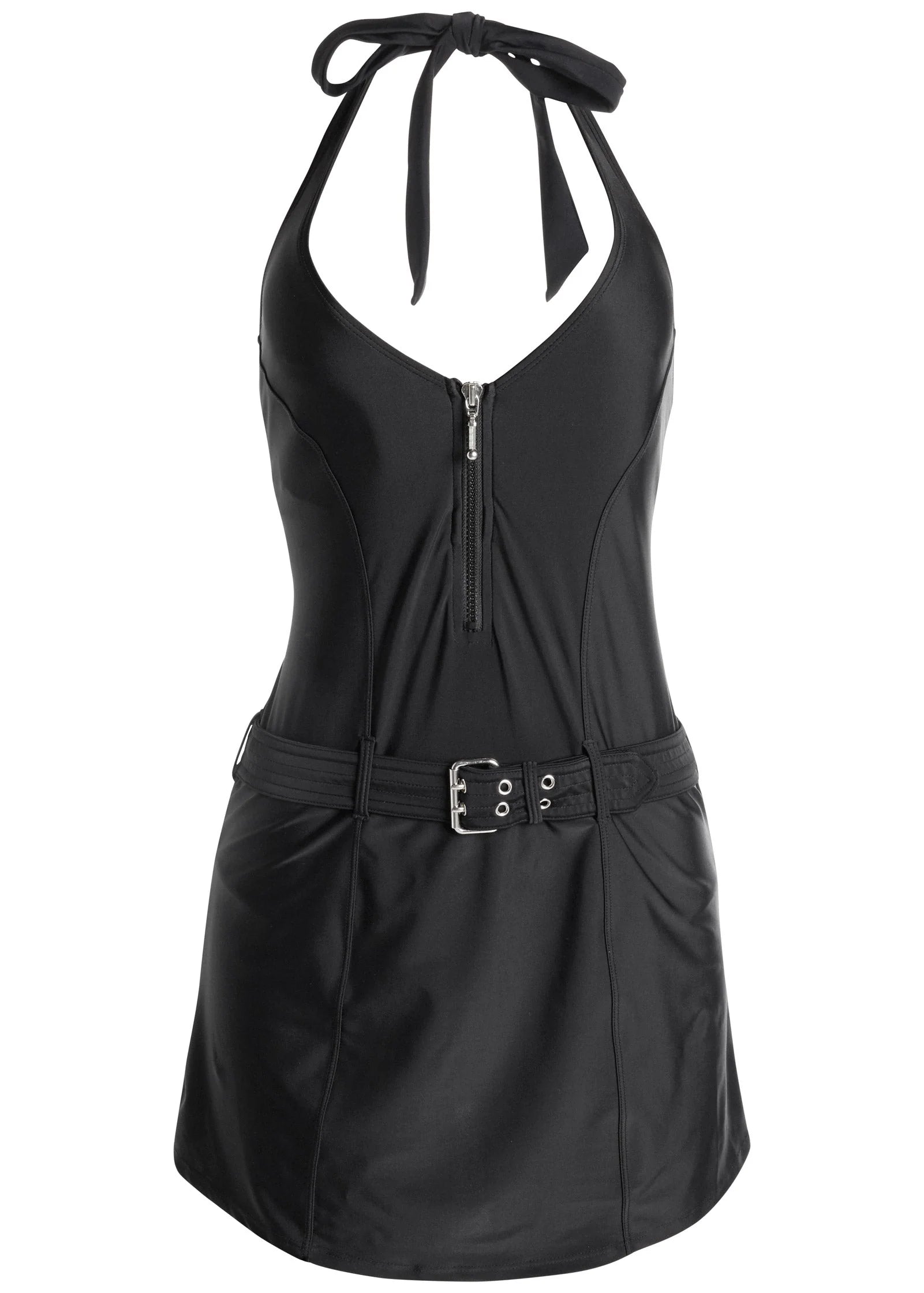 Slimming Swim Dress Black Beauty