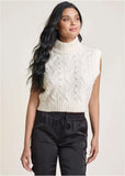 Cable Knit Sweater Cloud Dancer
