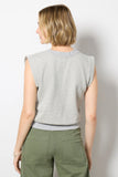 Sloane French Terry Split Neck Top