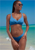 Bali Moderate Bikini Bottom Azure Blue