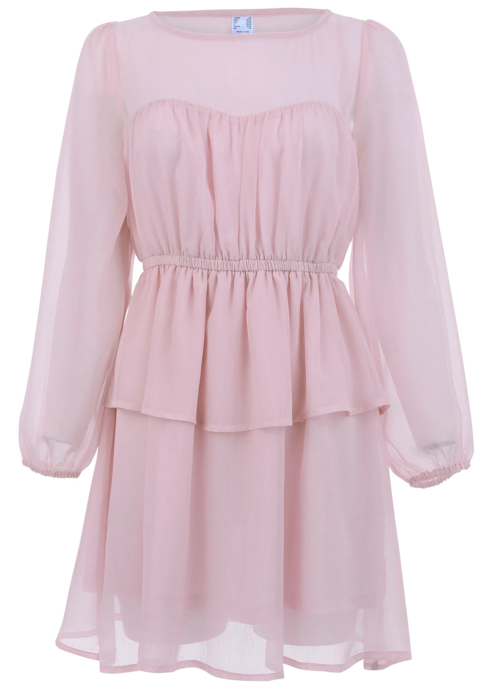 Sheer Beauty Mini Dress Lilac