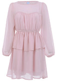 Sheer Beauty Mini Dress Lilac