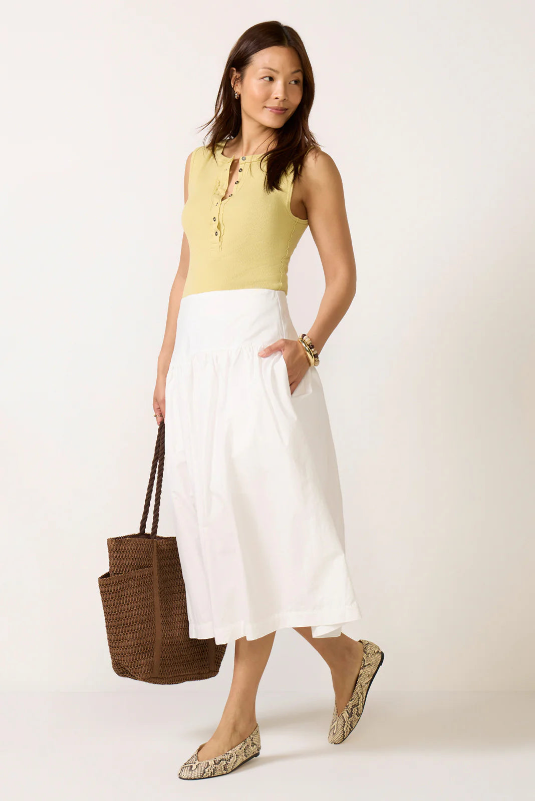 Free Time Poplin Skirt