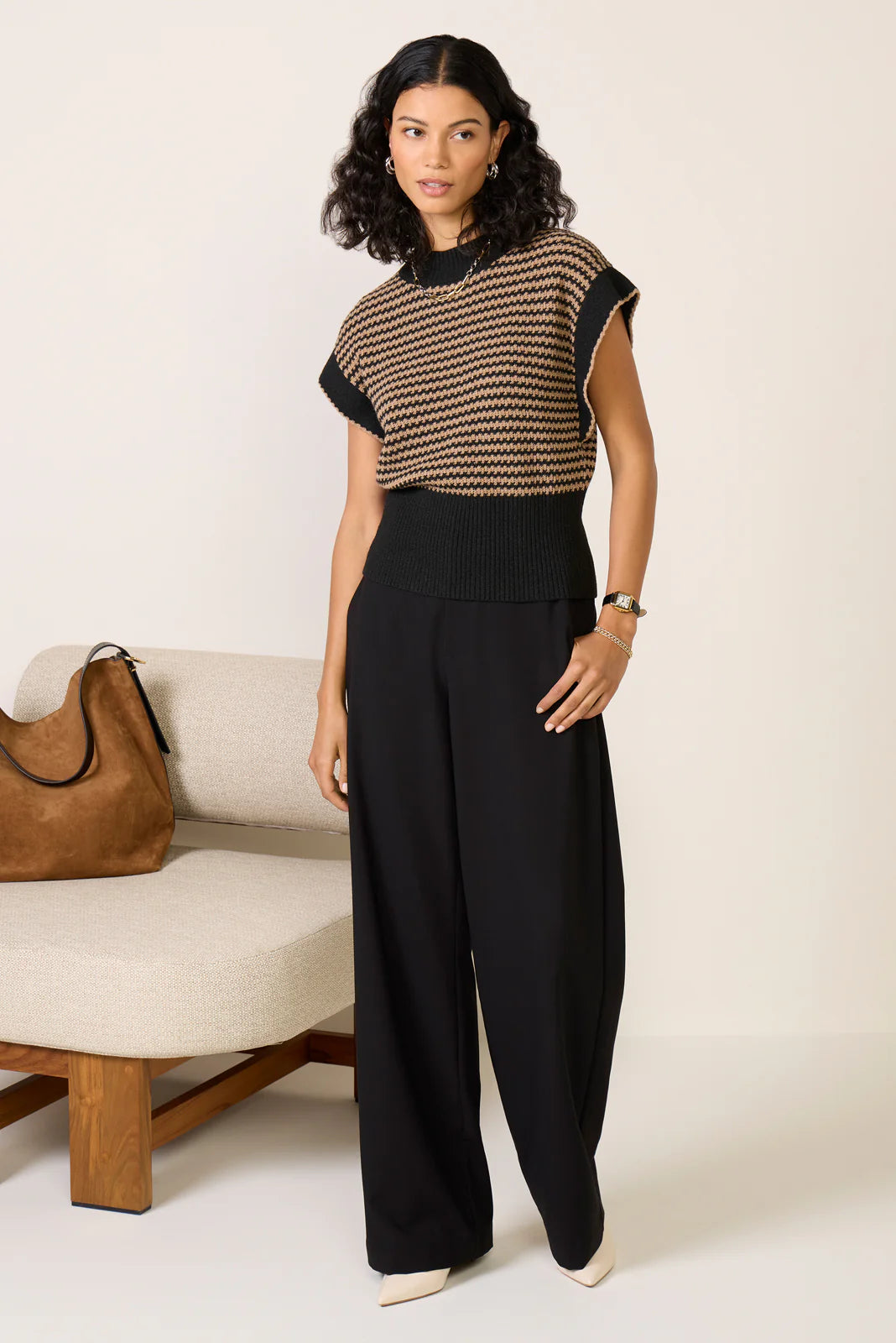 Ellisa Sleeveless Sweater