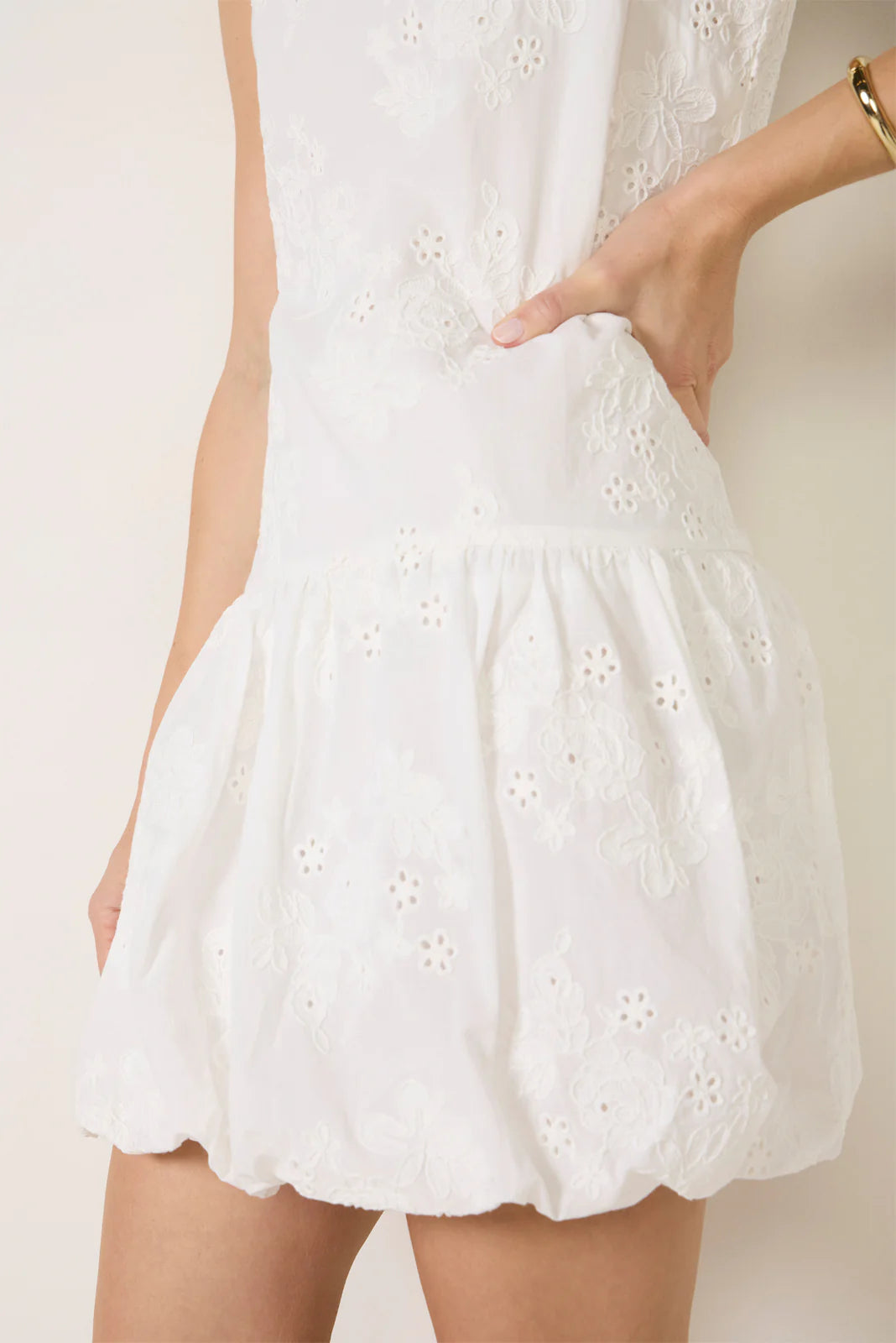 Garden Eyelet Bubble Dress